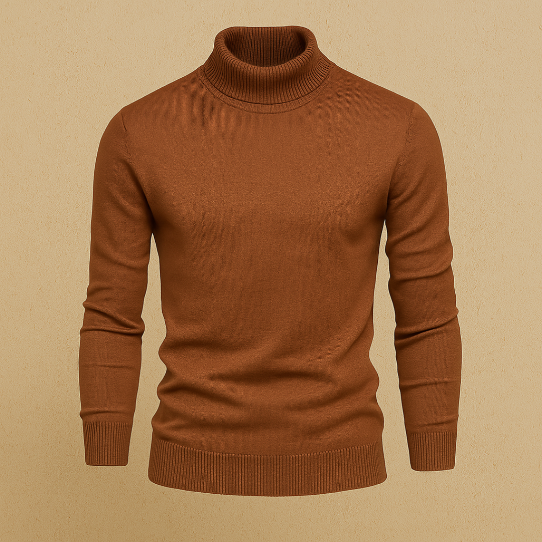 Vemiera | Elegancki sweter z wysokim golfem
