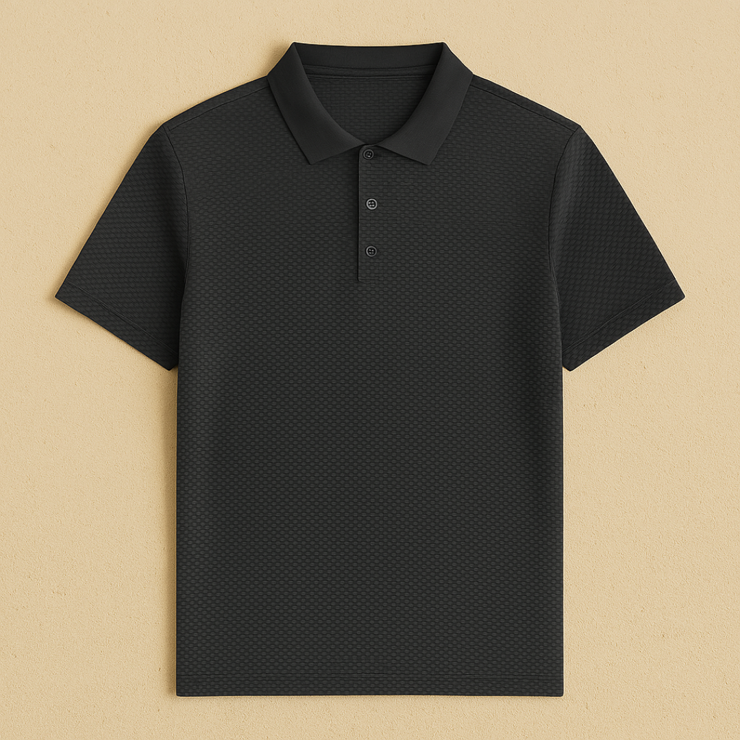 Vemiera|Eleganckie dzianinowe polo z krótkim rękawem