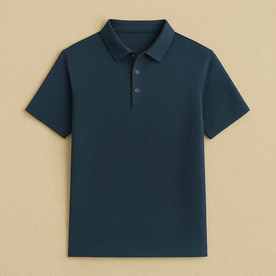 Vemiera|Eleganckie dzianinowe polo z krótkim rękawem