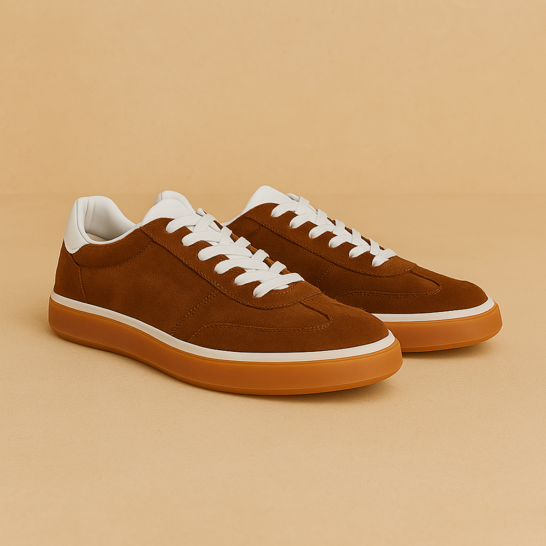 Vemiera | Eleganckie zamszowe sneakersy casualowe dla mężczyzn