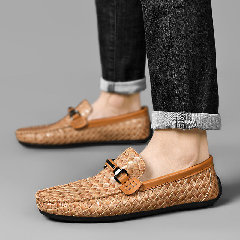 Plecione Loafersy Elite – Stylowa Lekkość i Rzemieślnicza Precyzja