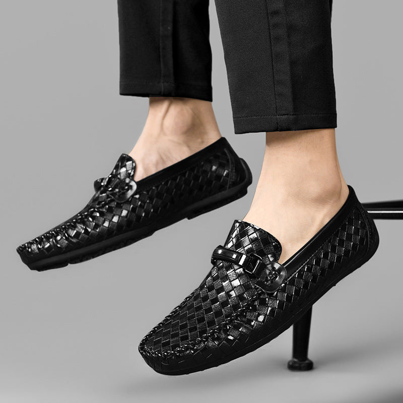 Plecione Loafersy Elite – Stylowa Lekkość i Rzemieślnicza Precyzja