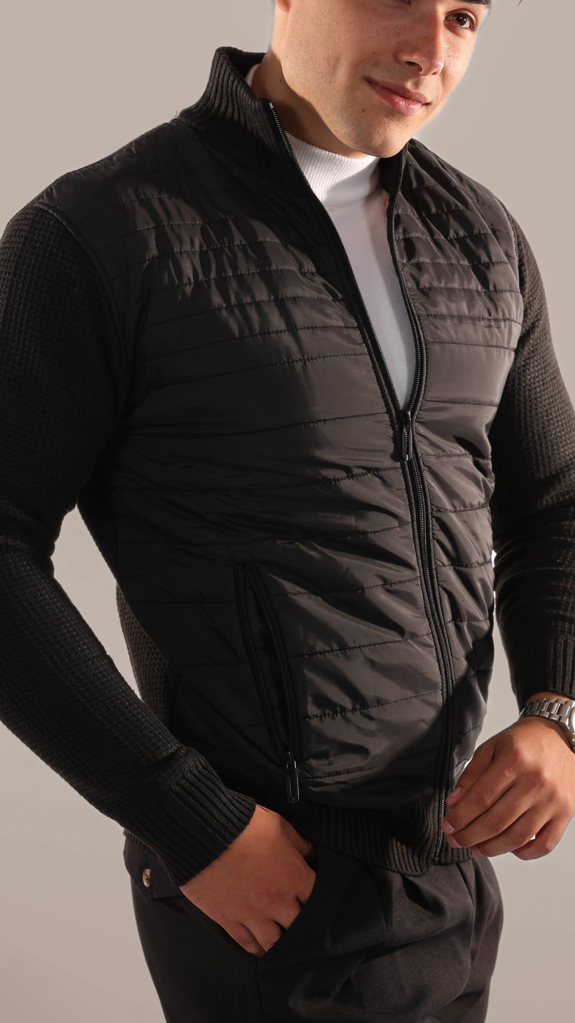 Męska kurtka bomber Old Money 2025
