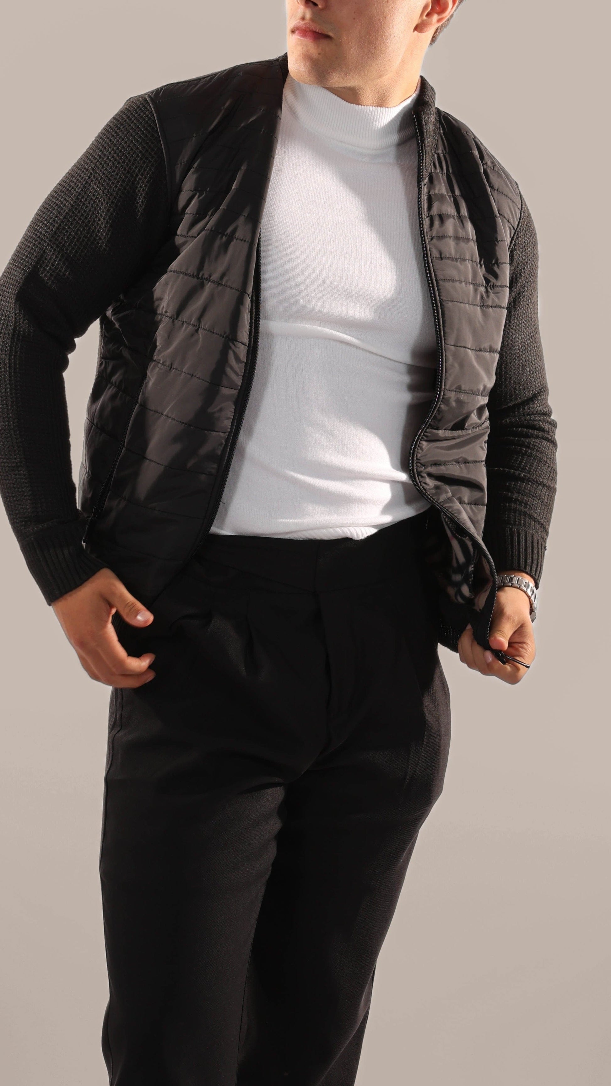 Męska kurtka bomber Old Money 2025