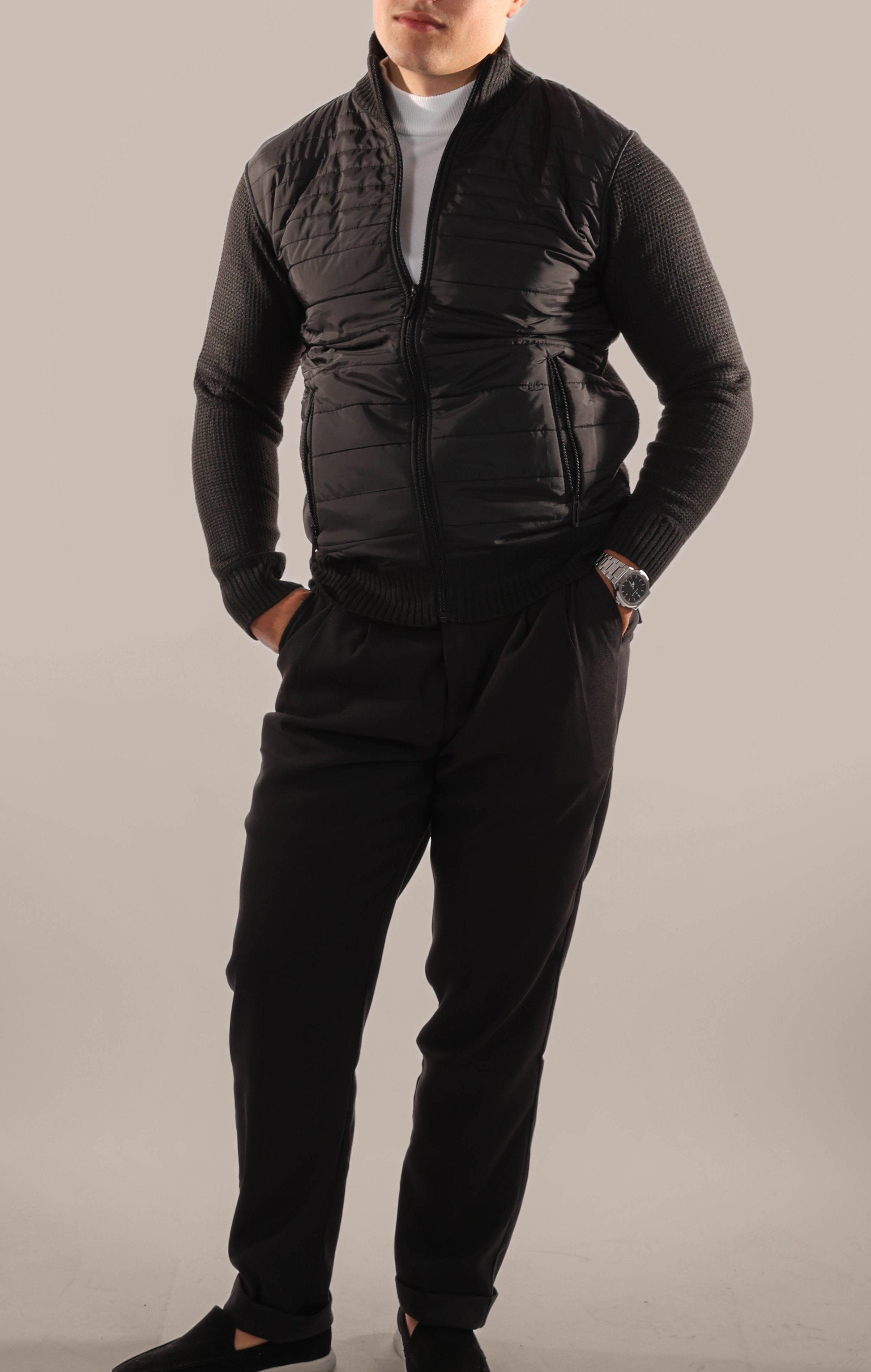 Męska kurtka bomber Old Money 2025