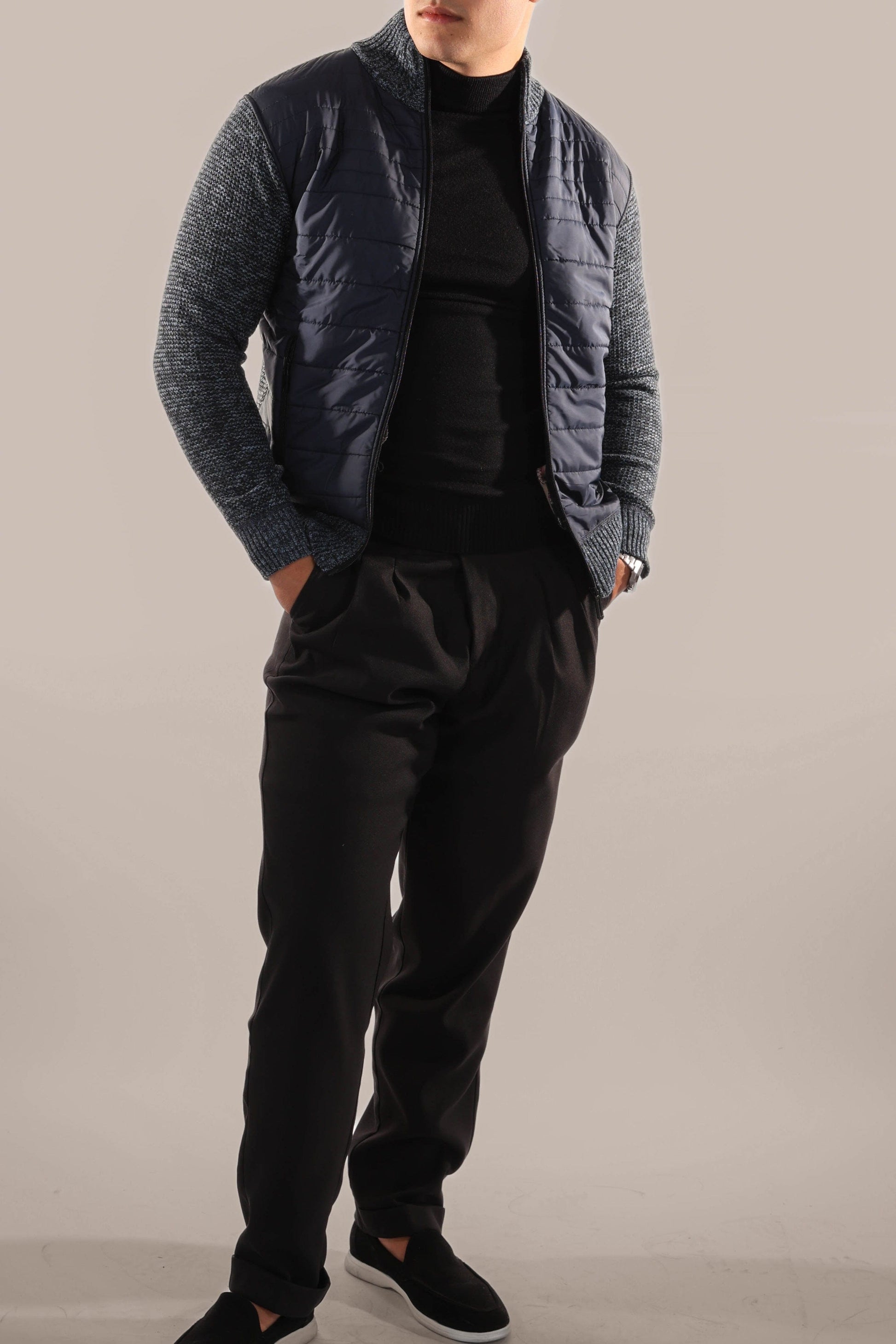Męska kurtka bomber Old Money 2025