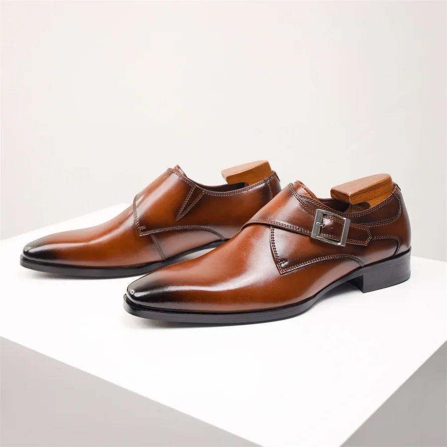 Vemiera | Ręcznie wykonane włoskie eleganckie buty z klamrą