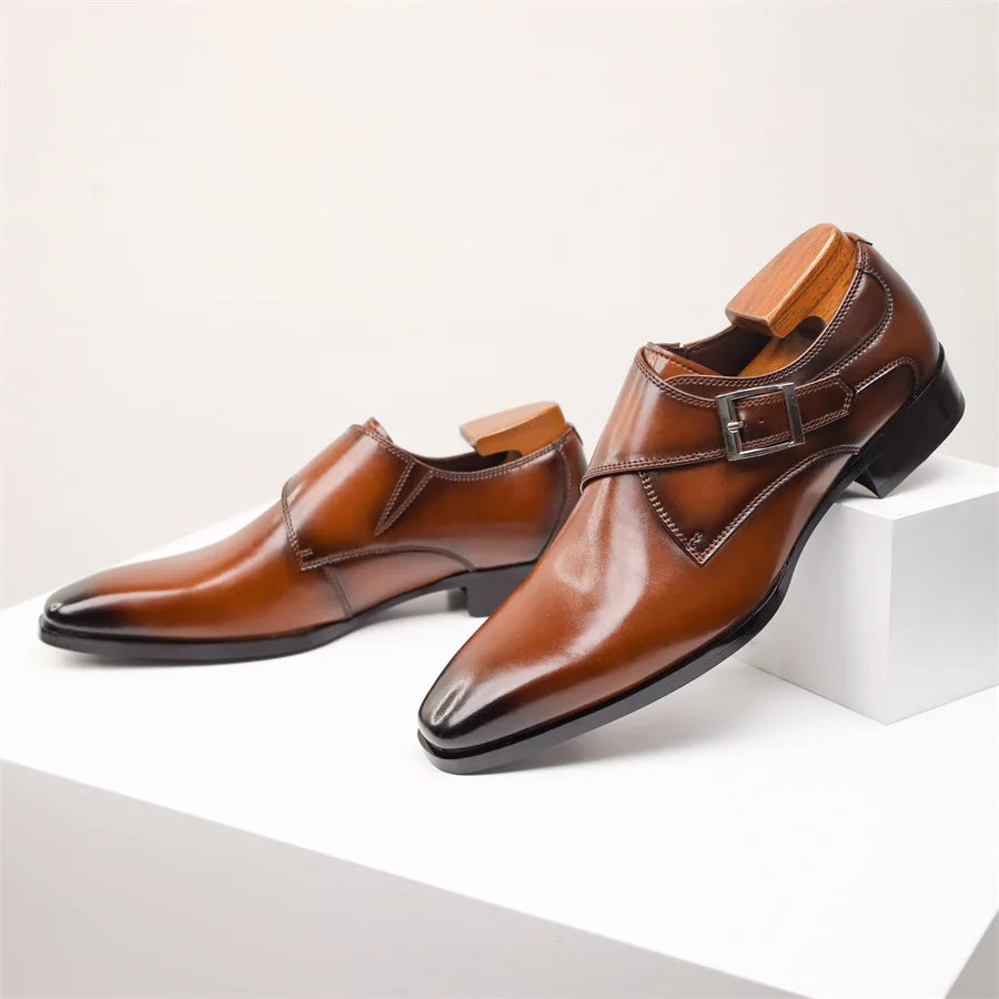 Vemiera | Ręcznie wykonane włoskie eleganckie buty z klamrą