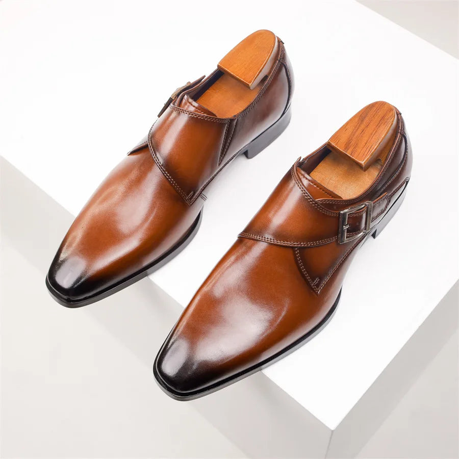 Vemiera | Ręcznie wykonane włoskie eleganckie buty z klamrą