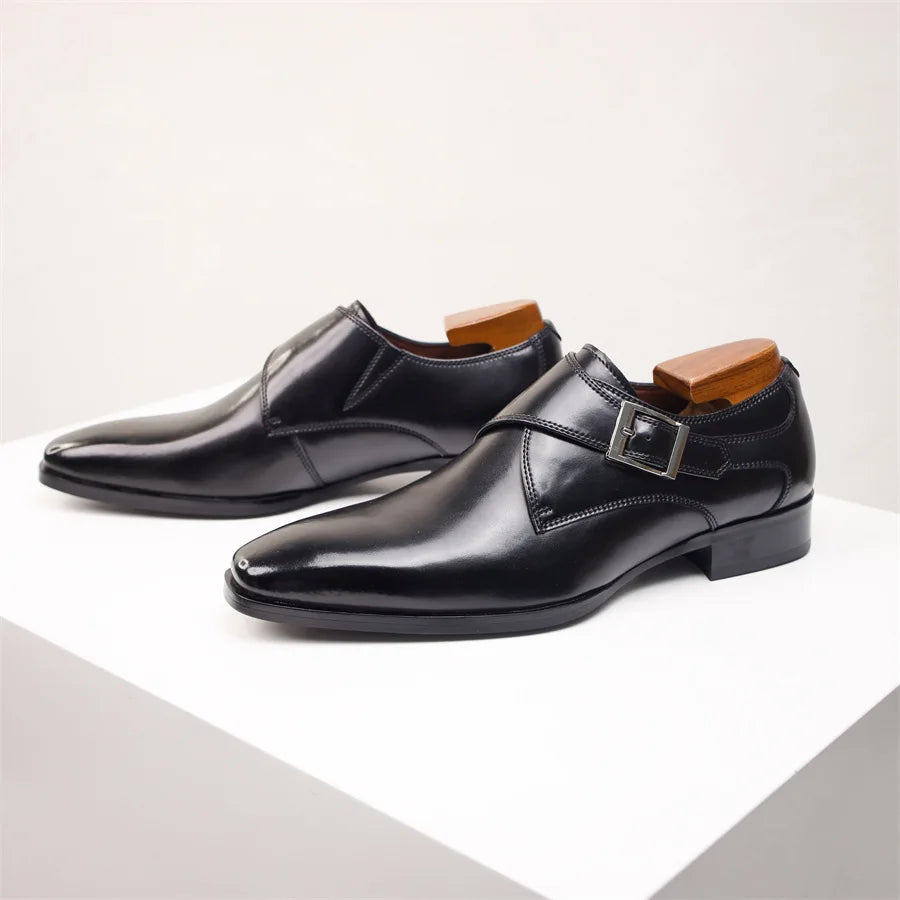 Vemiera | Ręcznie wykonane włoskie eleganckie buty z klamrą