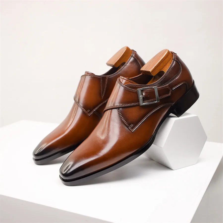 Vemiera | Ręcznie wykonane włoskie eleganckie buty z klamrą