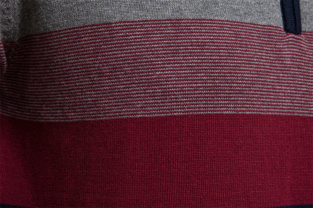 Sweter Męski z Półzamkiem