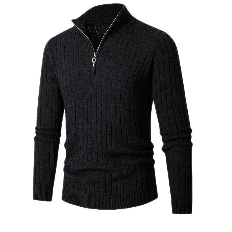 Sweter Męski z Półzamkiem
