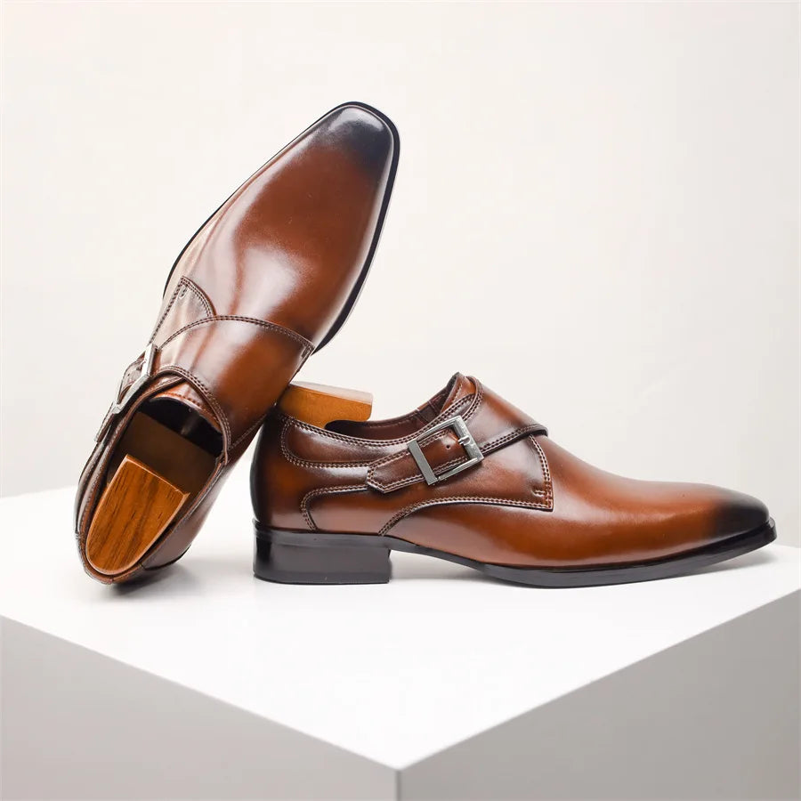 Vemiera | Ręcznie wykonane włoskie eleganckie buty z klamrą