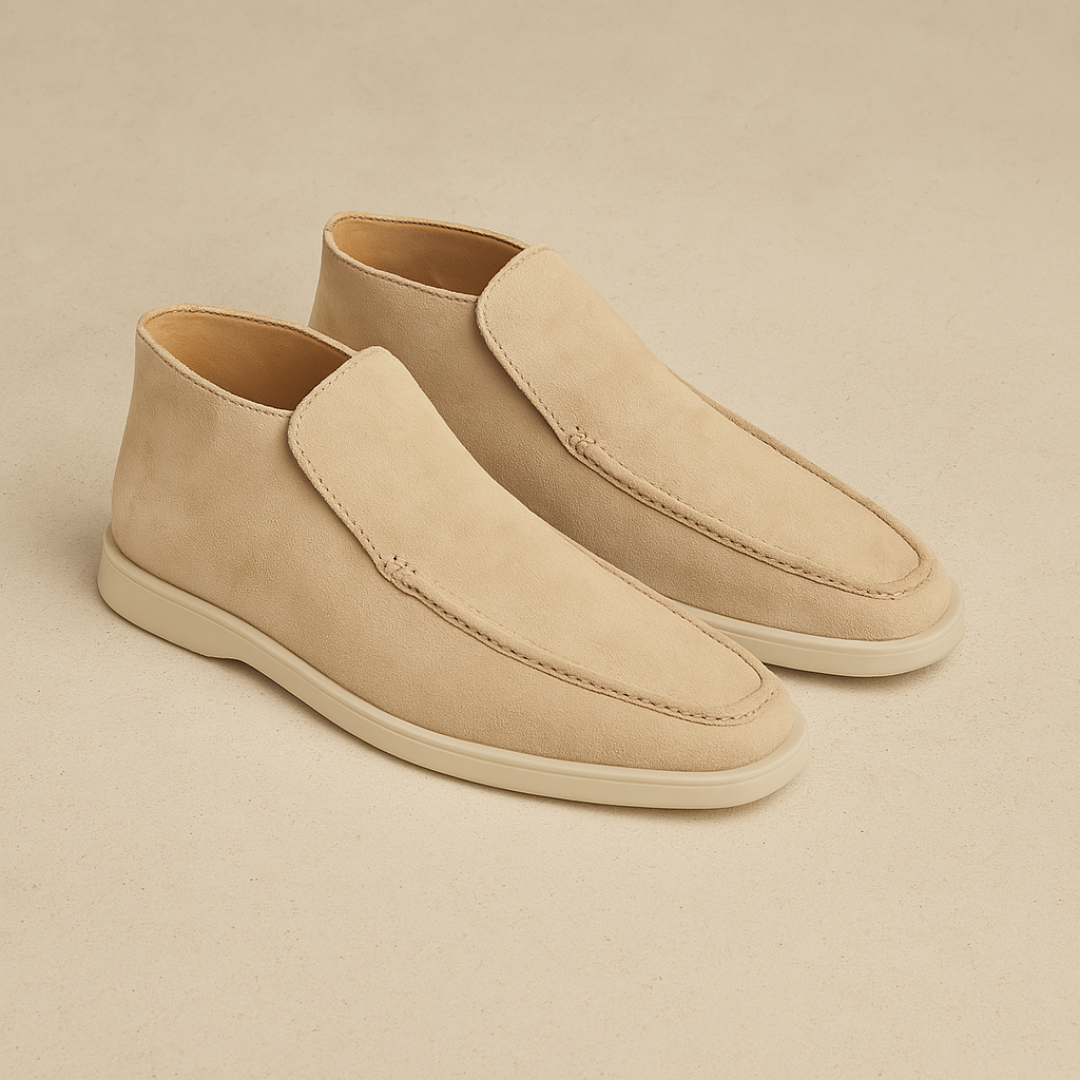 Vemiera | Eleganckie zamszowe loafersy mid-top dla mężczyzn