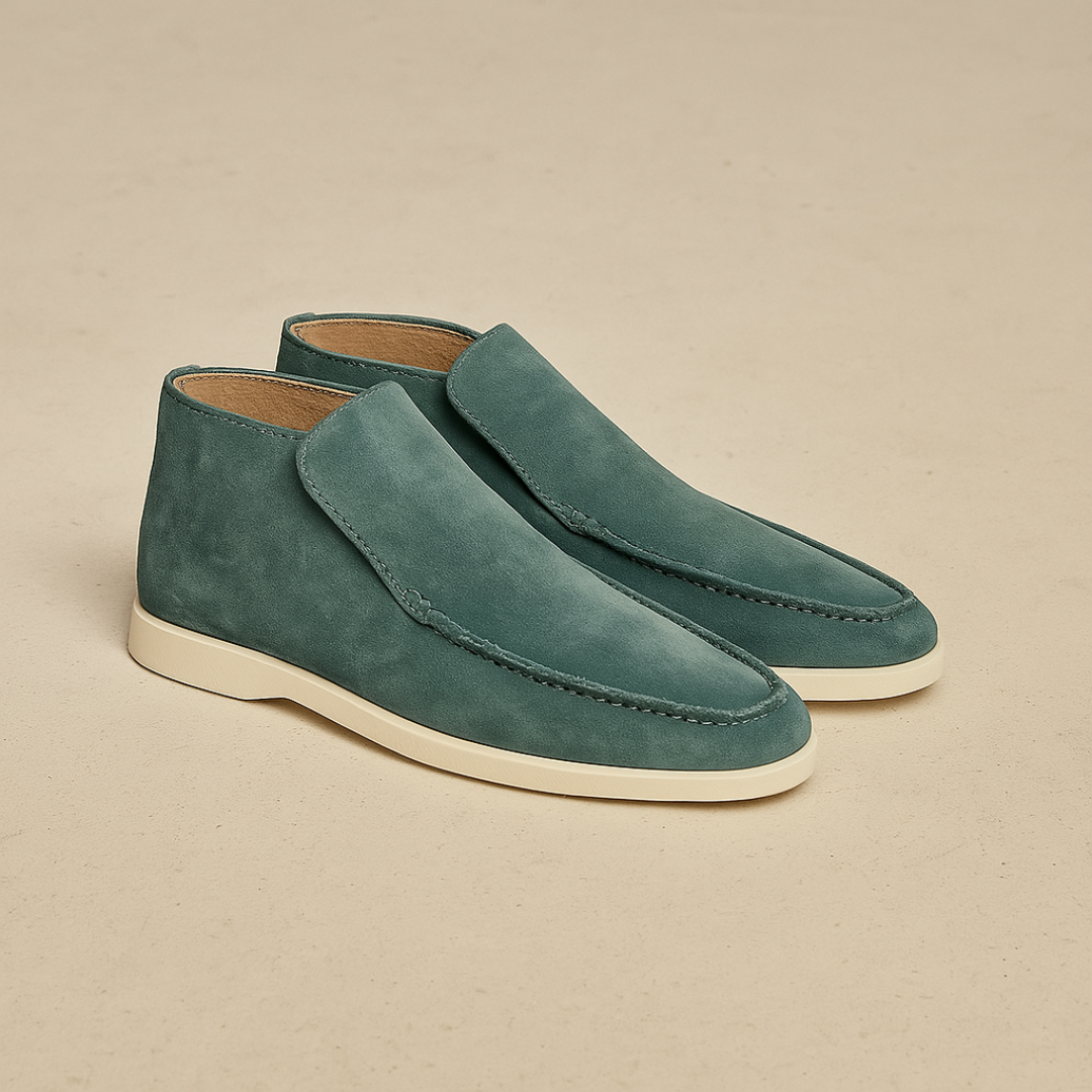 Vemiera | Eleganckie zamszowe loafersy mid-top dla mężczyzn