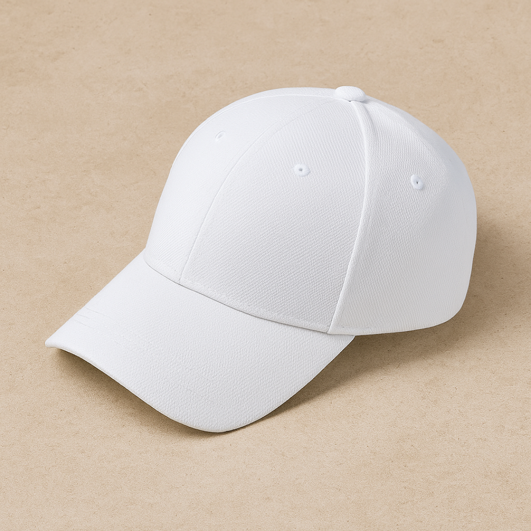 Vemiera | Elegancka lniana minimalistyczna czapka z daszkiem