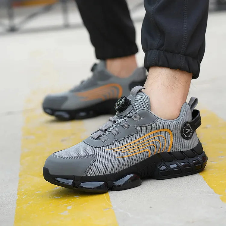 Buty ochronne ze stalowymi noskami, antypoślizgowa podeszwa, sportowe buty robocze