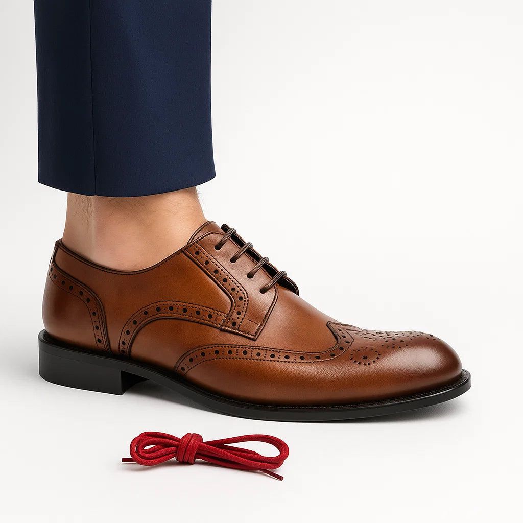Męskie Klasyczne Buty Oxford Sznurowane | Obuwie