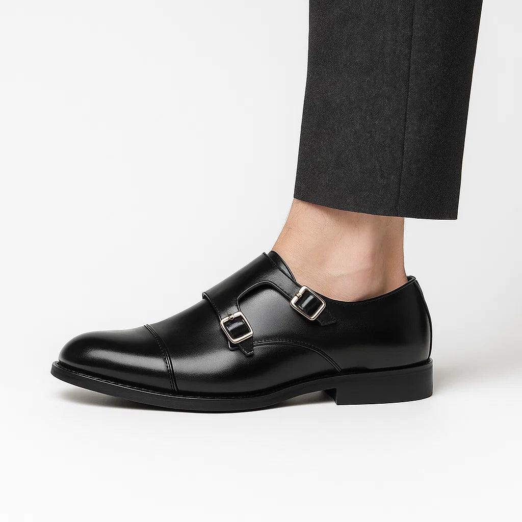 Męskie Buty z Podwójną Klamrą | Obuwie