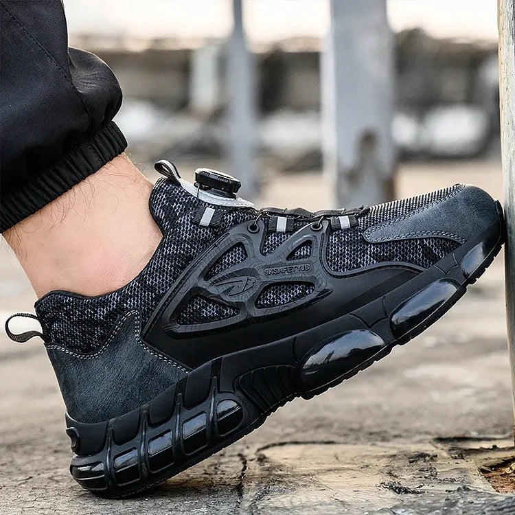 Buty ochronne ze stalowymi noskami, antypoślizgowa podeszwa, sportowe buty robocze