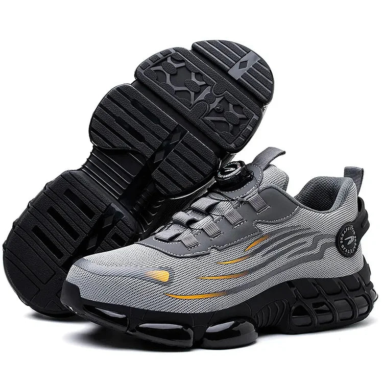Buty ochronne ze stalowymi noskami, antypoślizgowa podeszwa, sportowe buty robocze
