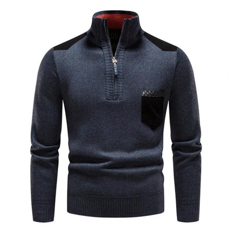 Męski Sweter Zimowy z Motywem Tarcza Arktyczna