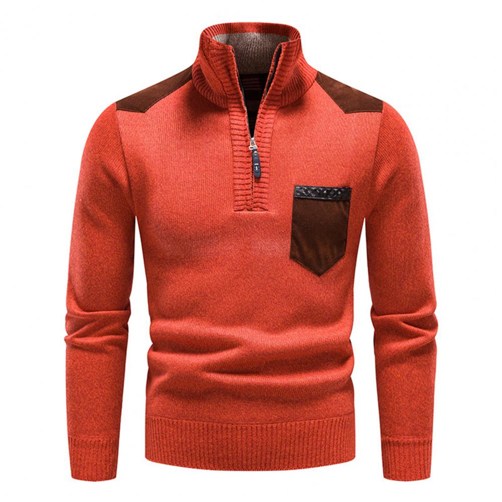 Męski Sweter Zimowy z Motywem Tarcza Arktyczna