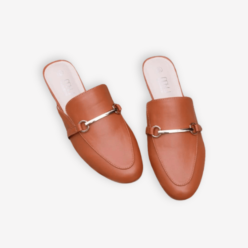Damskie wsuwane mule w szpic | Vemiera