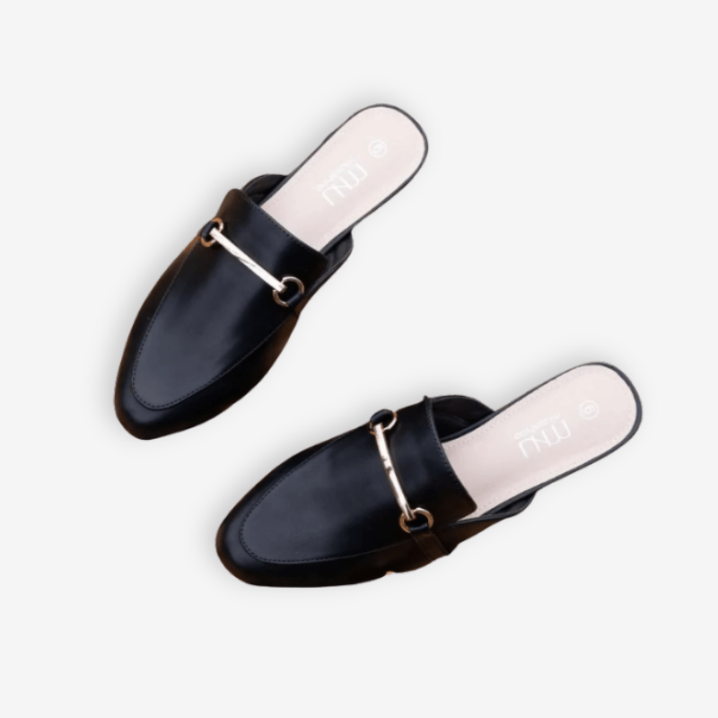 Damskie wsuwane mule w szpic | Vemiera