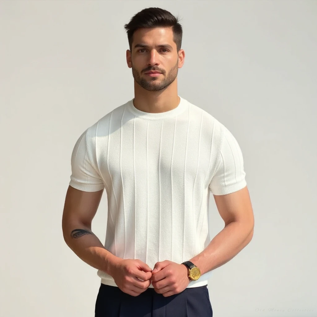 Vemiera | T-shirt prążkowany | Styl i wygoda na co dzień
