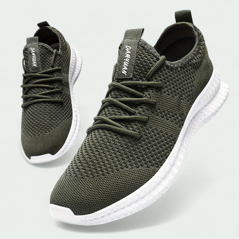 Męskie dziane wygodne sneakersy – oddychająca cholewka i elastyczna podeszwa