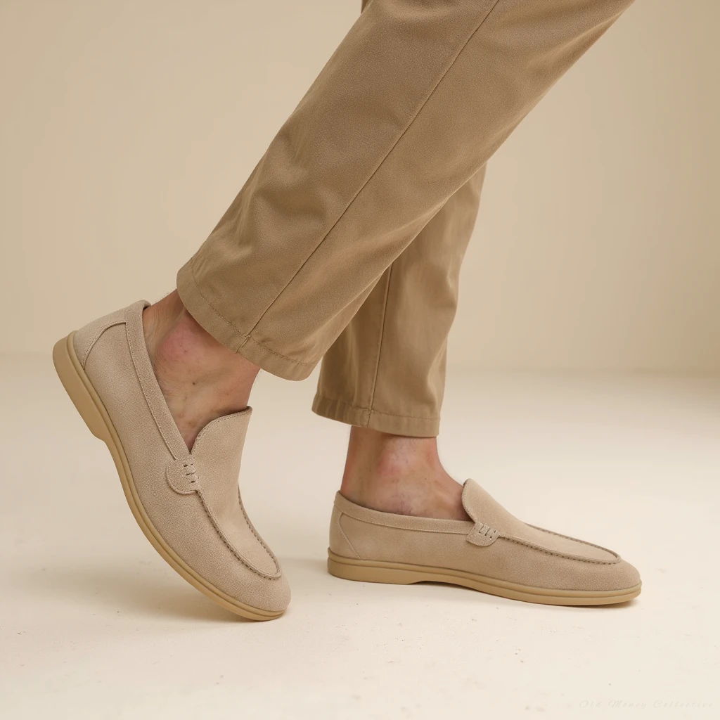 Vemiera | Slip-On Savona ze skóry zamszowej | Klasyka i naturalna tekstura
