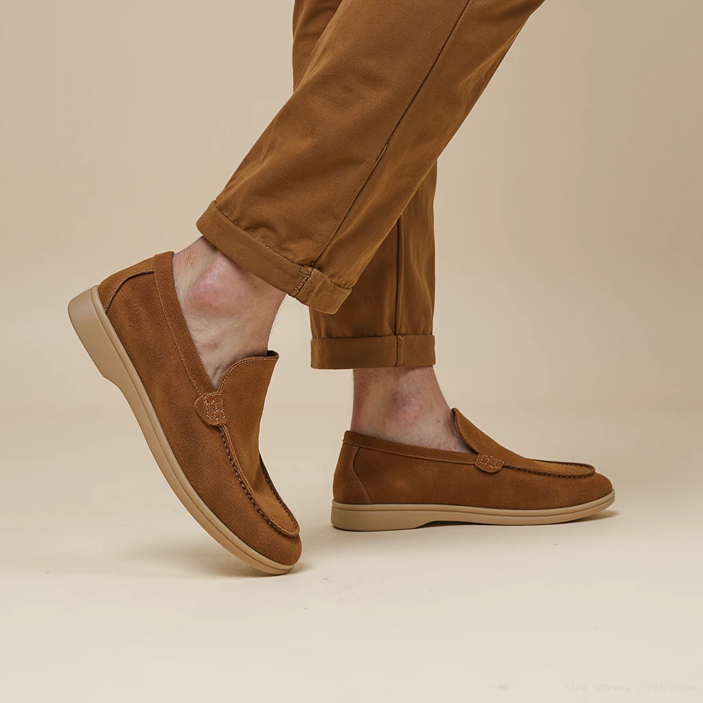 Vemiera | Slip-On Savona ze skóry zamszowej | Klasyka i naturalna tekstura