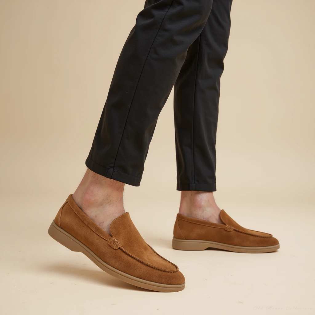 Vemiera | Slip-On Savona ze skóry zamszowej | Klasyka i naturalna tekstura
