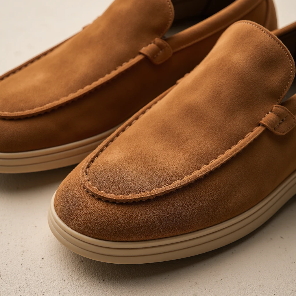 Vemiera | Slip-On Savona ze skóry zamszowej | Klasyka i naturalna tekstura